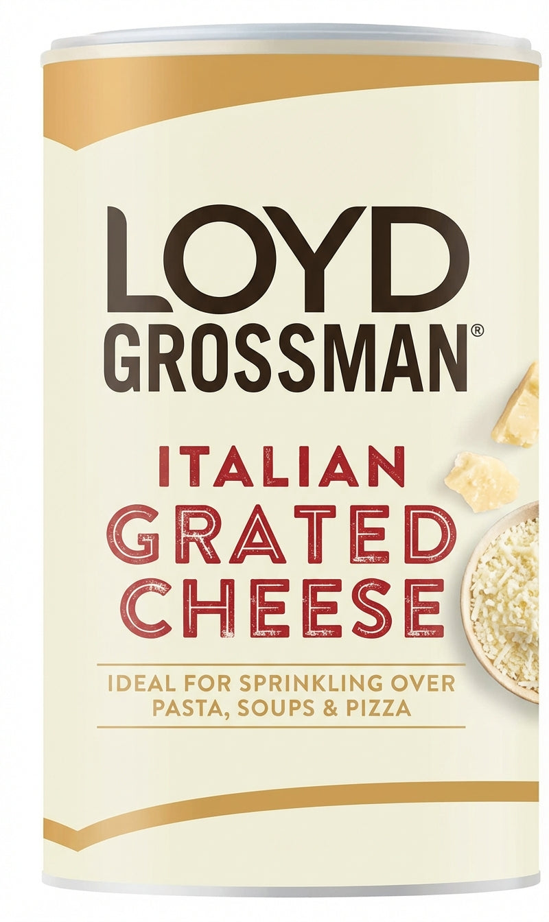 Loyd Grossman Italian Grated Cheese 80G - World Food Shop