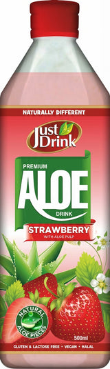 Just Drink Strawberry Premium Aloe Vera 500Ml