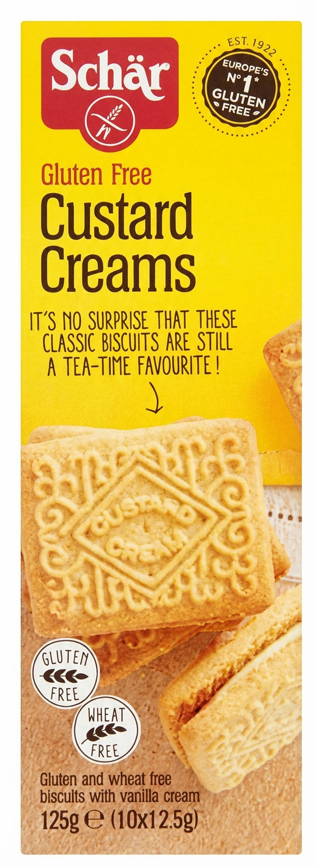 Schar Custard Creams 125G