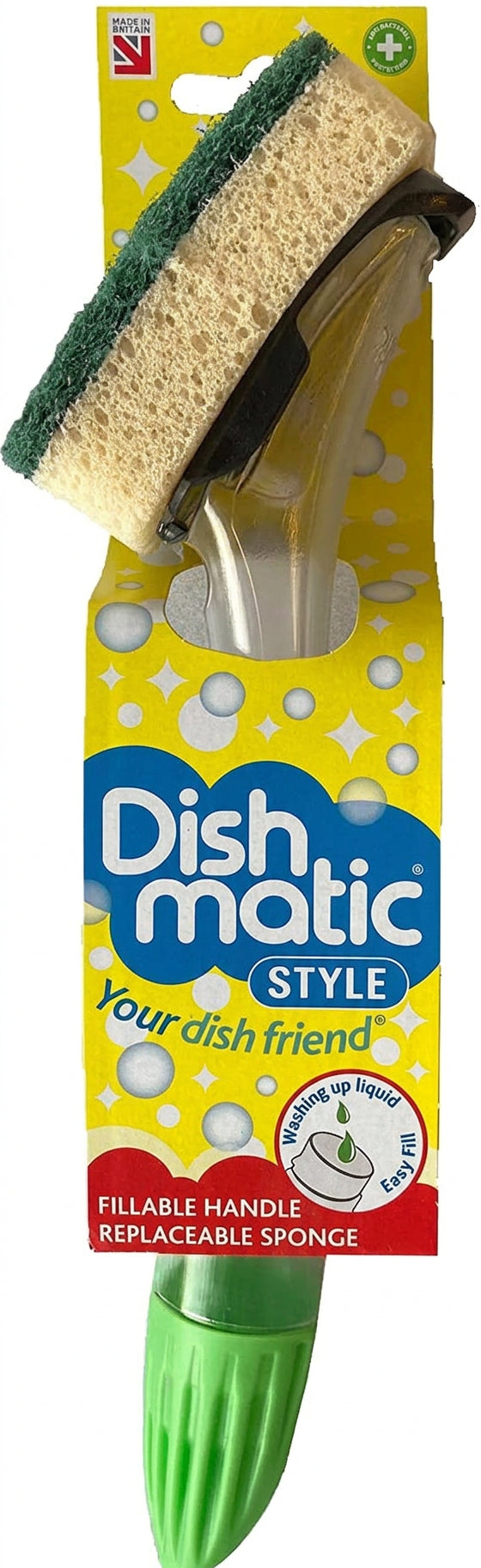 Dishmatic Sponge Fillable Handle (Assorted Colours)
