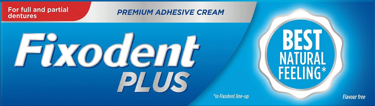 Fixodent Plus Denture Adhesive Natural 40G