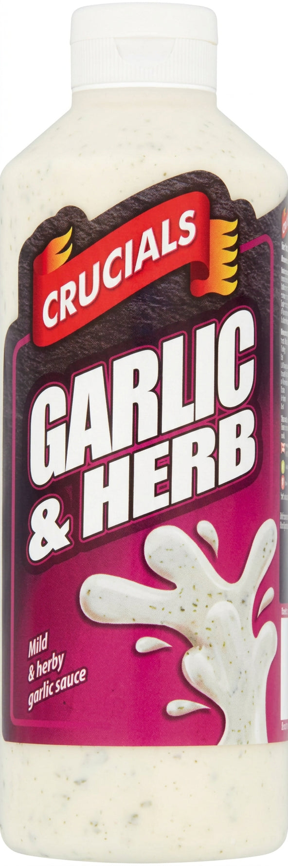 Crucial Garlic & Herb Mayonnaise Squeezy Sauce 1ltr