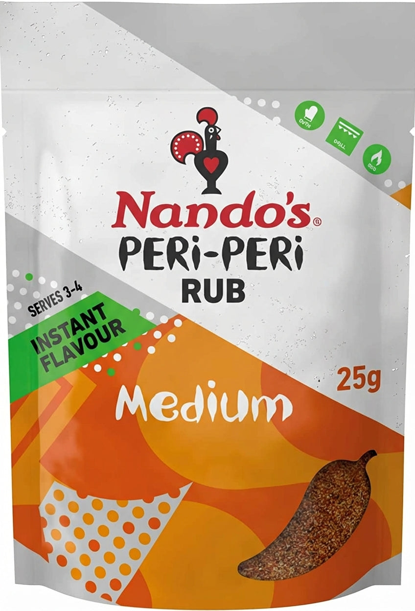 Nandos Medium Peri-Peri Rub 25G