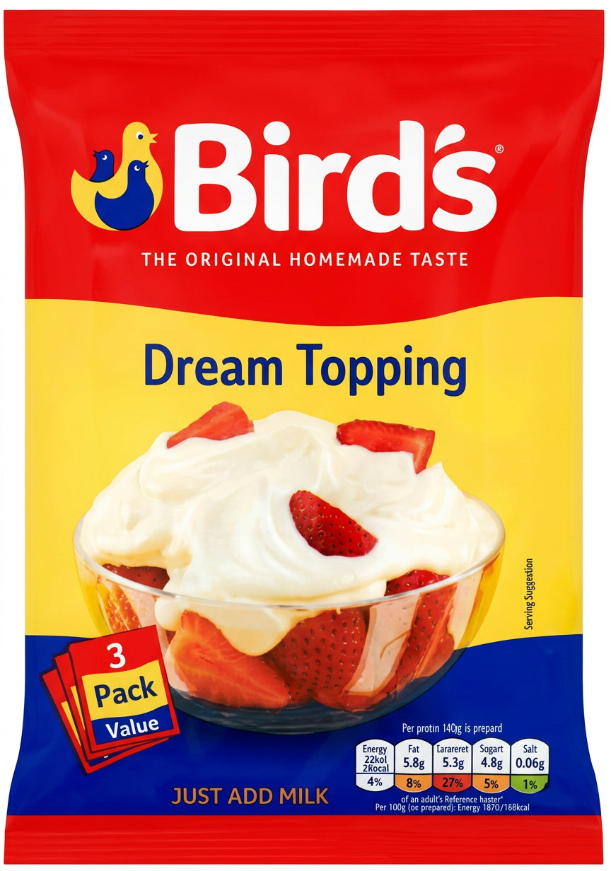 Birds Dream Topping Sachet 3x36g