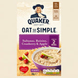 Quaker Oats So Simple Sultanas Raisins Cranberry & Apple 10 Pack