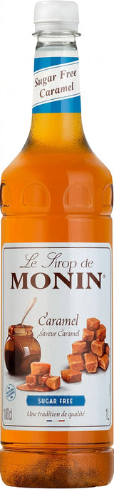 Monin Caramel Sugar Free Syrup 1ltr