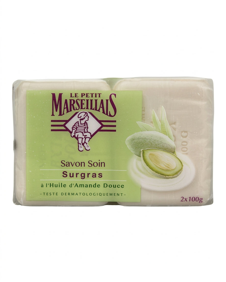 Le Petit Marseillais Care Soap With Almond Oil 2x100g