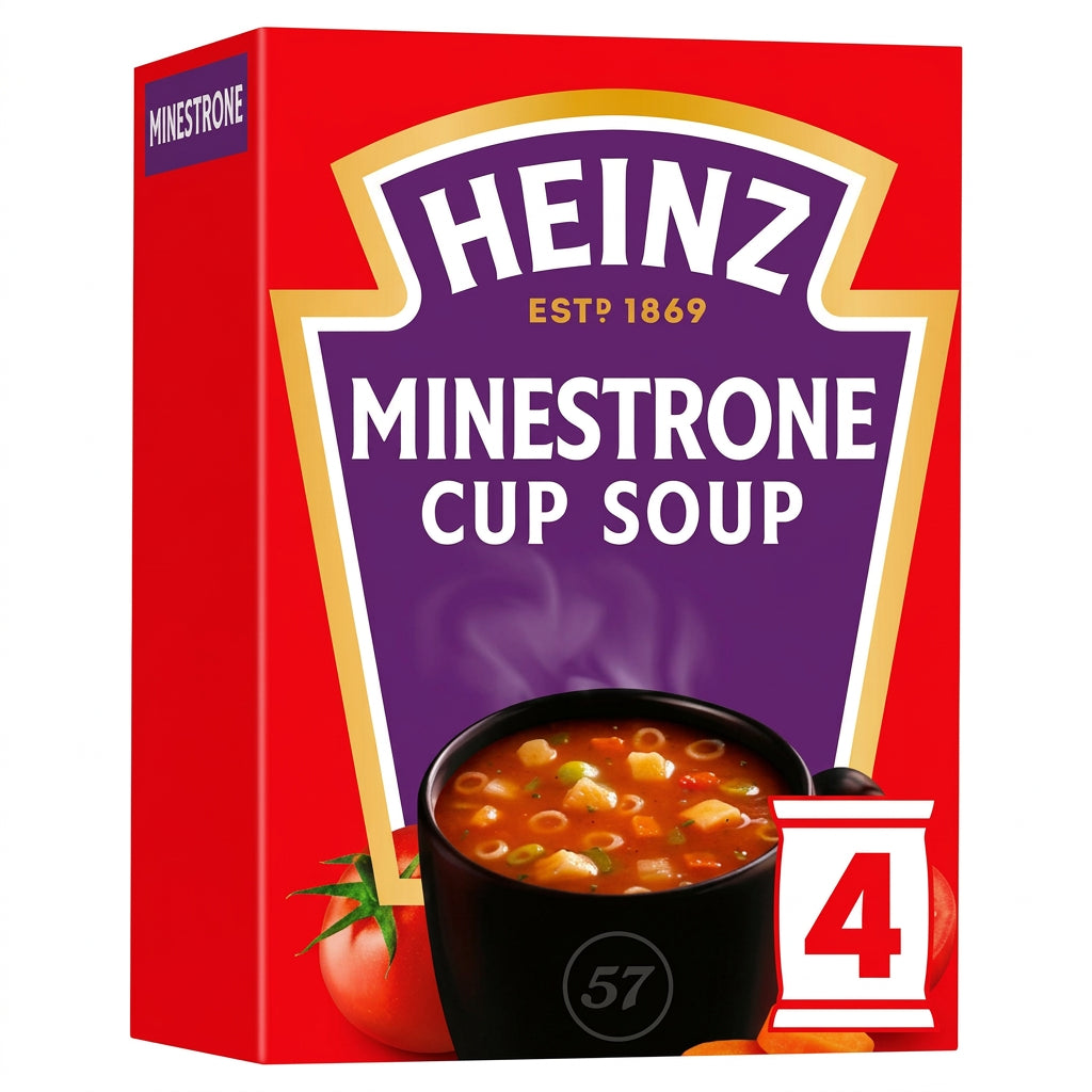 Heinz Cup Soup Minestrone 4X18G