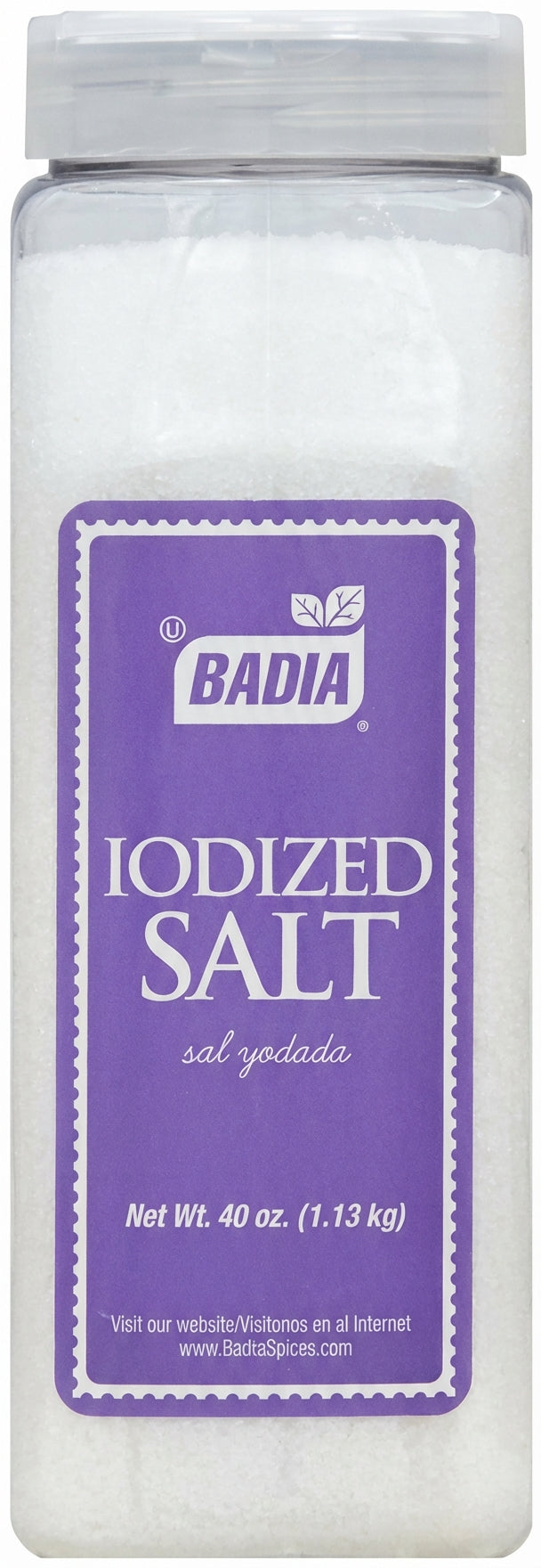 Badia Iodized Salt 1.13KG (40oz)