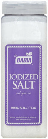 Badia Iodized Salt 1.13KG (40oz)