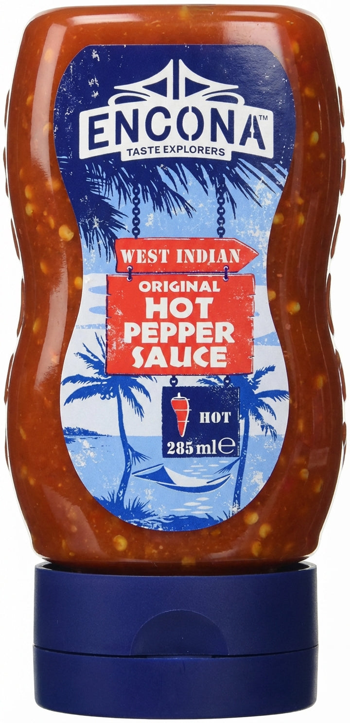 Encona West Indian Hot Pepper Sauce 285ML