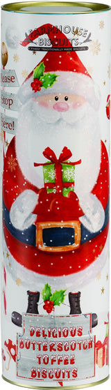 Farmhouse Santa Tube Mini Butterscotch Toffee Biscuits 200G