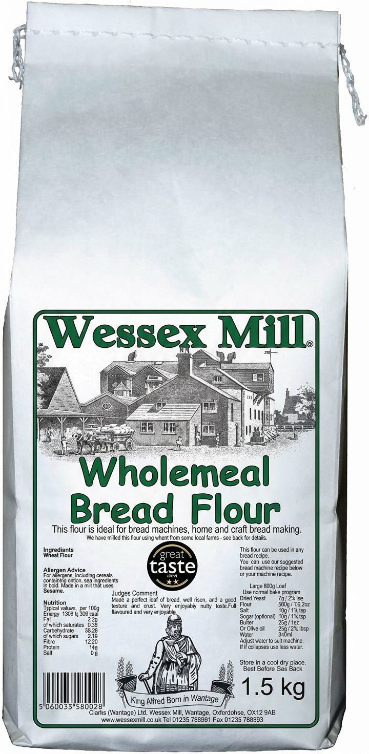 Wessex Mill Wholemeal Bread Flour 1.5KG