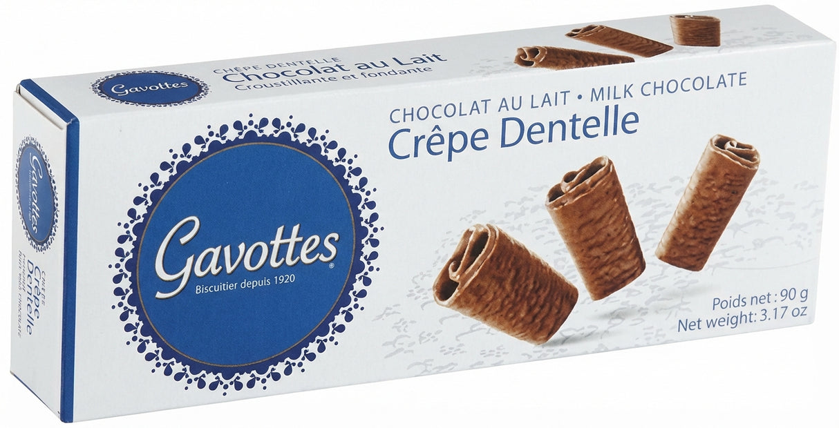 Gavottes Milk Chocolate Dentelle Crepes 90G