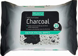 Beauty Formulas Facial Wipes Charcoal Detox 25s