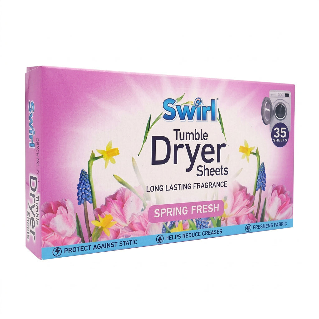 Swirl Spring Fresh Laundry Sheets 35pk