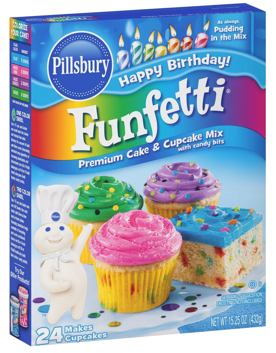 Pillsbury Funfetti Cake Mix 432G (15.25oz)
