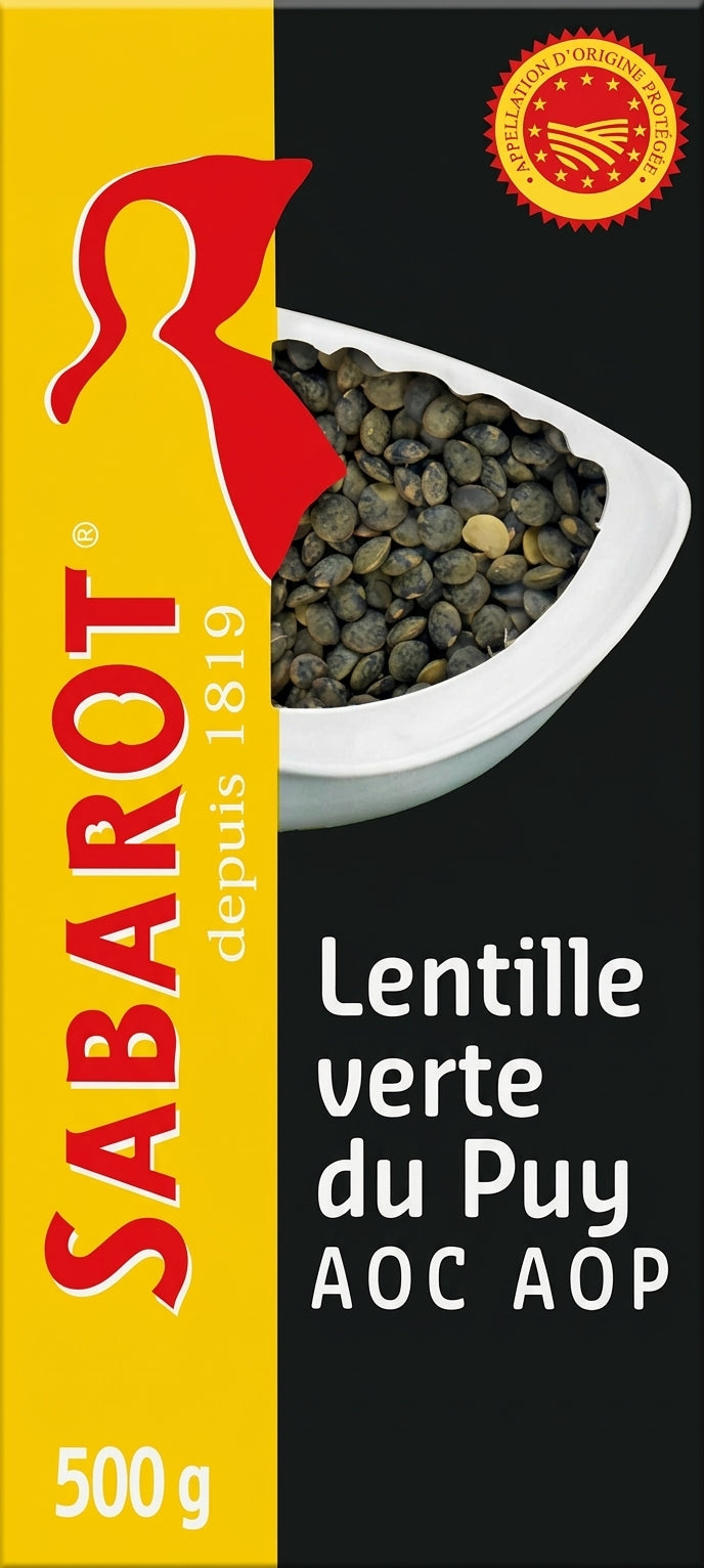 Sabarot Le Puy Green Lentils 500G