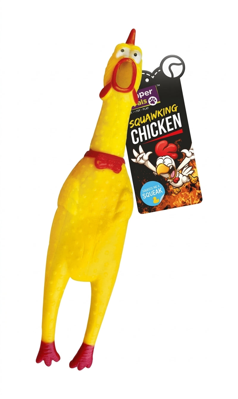 Cooper & Pals Squawking Chicken Toy For Dogs