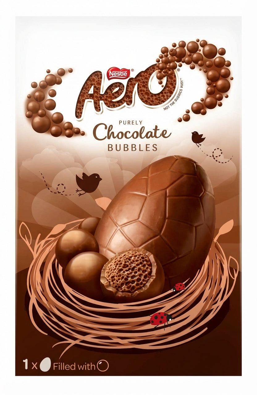 Aero Medium Milk Chocolate Easter Egg 121G