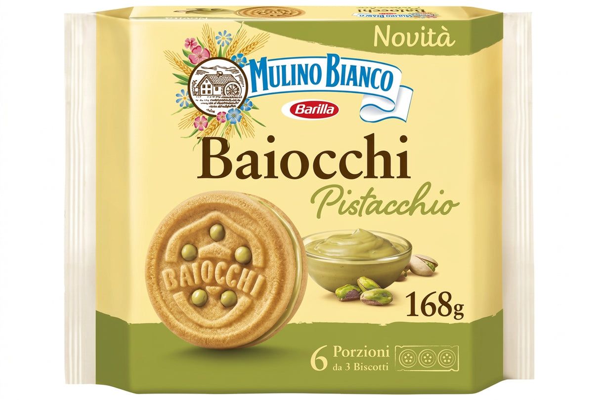 Mulino Bianco Baiocchi Pistacchio 168G