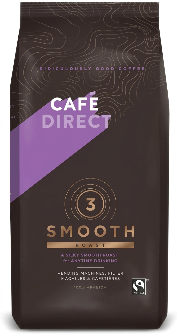 Cafe Direct Fairtrade Roast & Ground Smooth Roast Coffee 227G