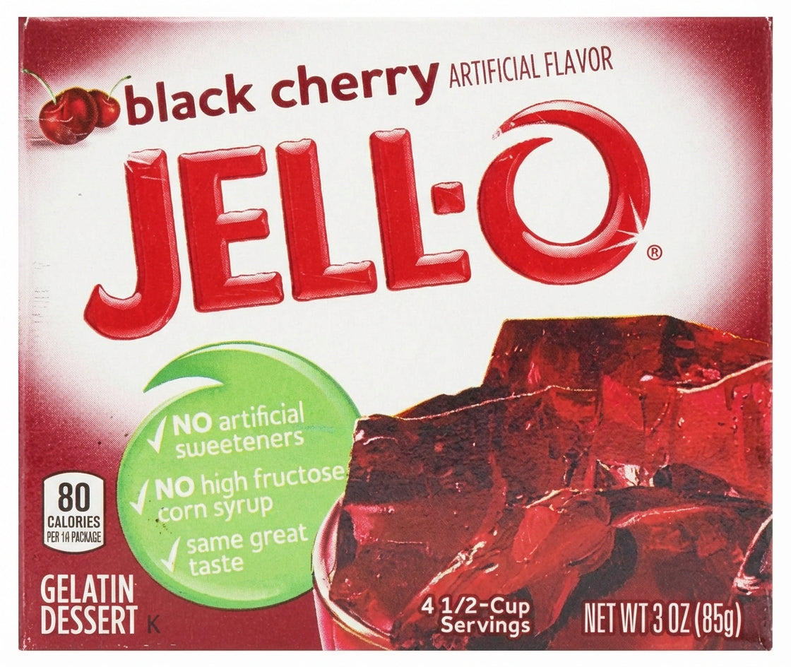 Jell-O Black Cherry 3oz (85G)