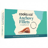 Cooks & Co Anchovy Fillets Sunflower Oil Tins 50G