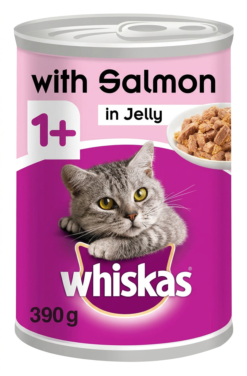 Whiskas Cat Food Salmon in Jelly 390G