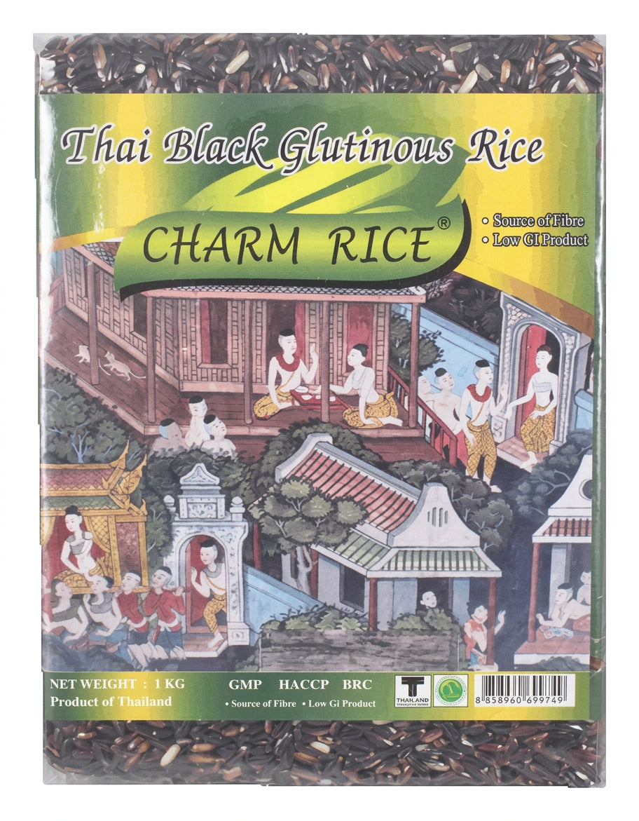 Charm Thai Black Glutinous Rice 1KG