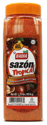 Badia Sazon Tropical With Coriander Annato 793.8g (1.75 Lbs)