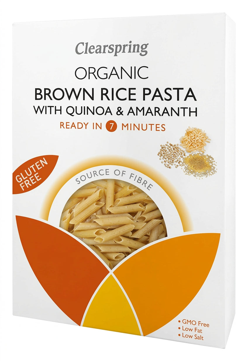 Clearspring Brown Rice With Quinoa & Amaranth Penne 250G