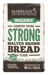 Marriages Millers Organic Country Fayre Malted Brown 1KG