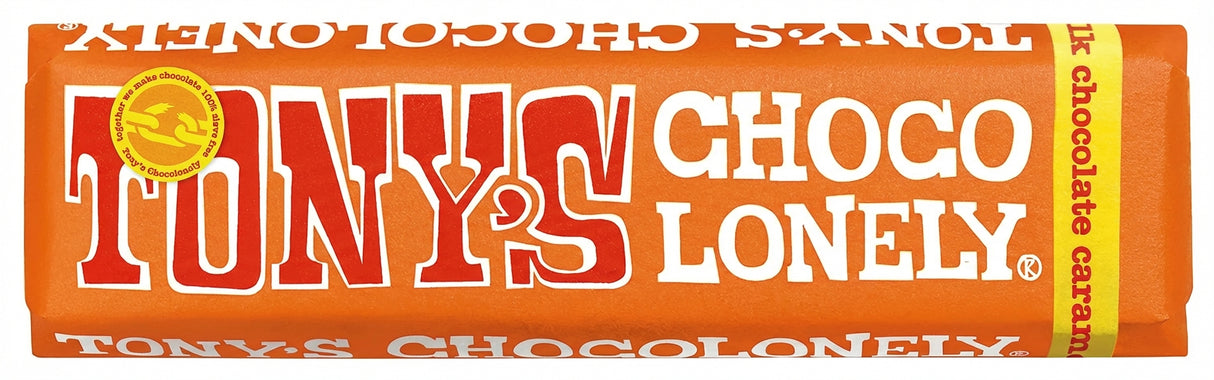 Tony's Chocolonely - Small Milk Choc Caramel Sea Salt 47G