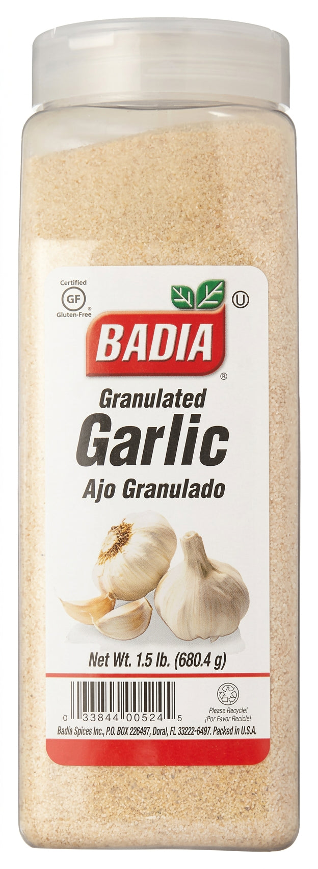 Badia Garlic Granulated 680.4G (1.5 LBS)