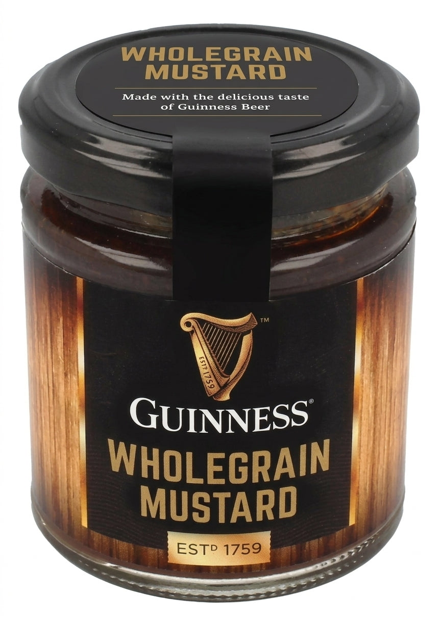 Guinness Wholegrain Mustard 190G - World Food Shop