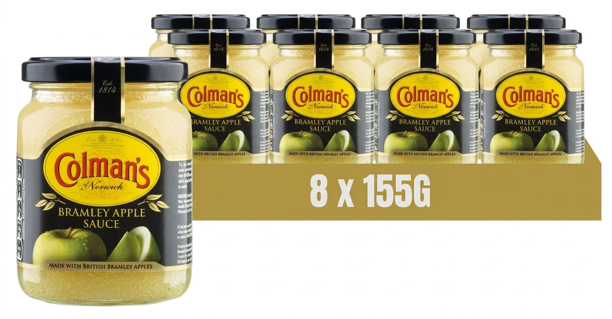 Colmans Bramley Apple Sauce Jar 155G (Case of 8)