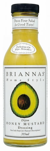 Briannas Dijon Honey Mustard Dressing 355Ml - World Food Shop