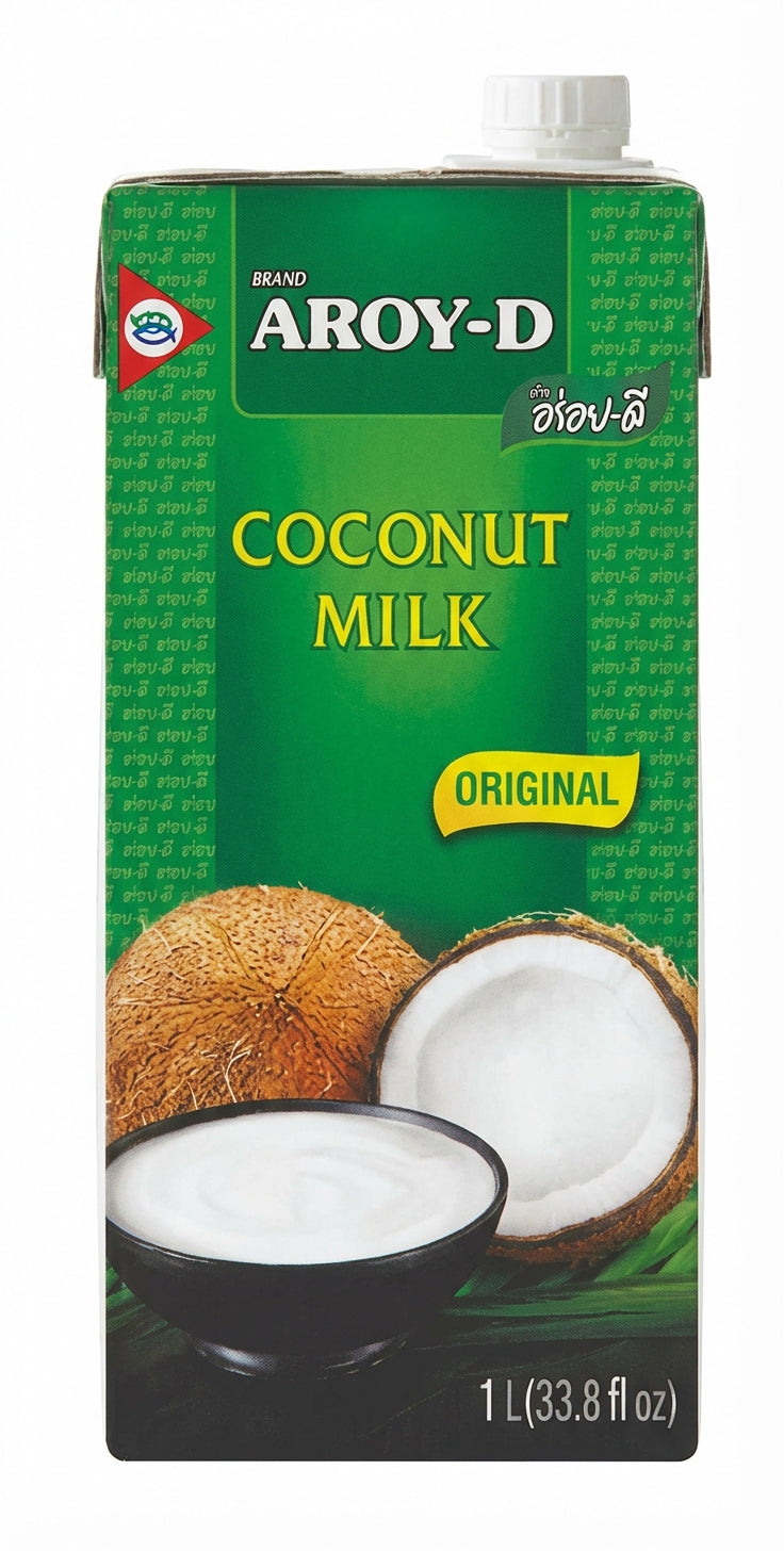 Aroy-D Coconut Milk Tetra Pack 1L (Case of 12)