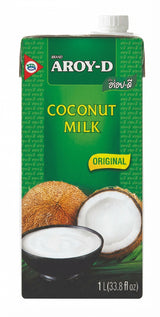 Aroy-D Coconut Milk Tetra Pack 1L (Case of 12)
