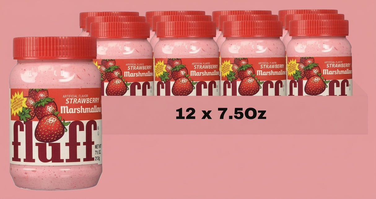 Marshmallow Fluff Strawberry 7.5Oz (Case of 12)