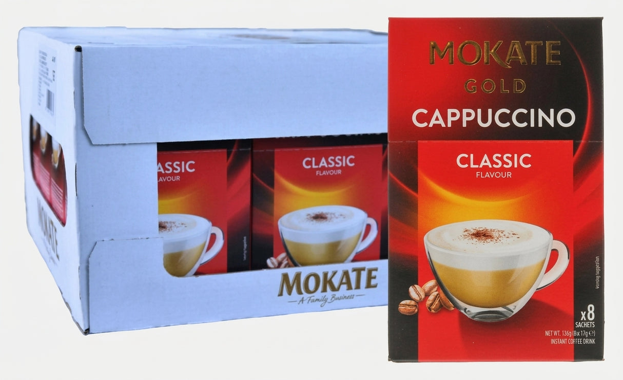 Mokate Gold Cappuccino Classic (8x12.5G) (Case of 12)