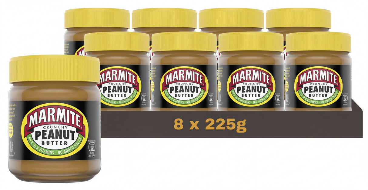 Marmite Crunchy Peanut Butter 225G (Case of 8)