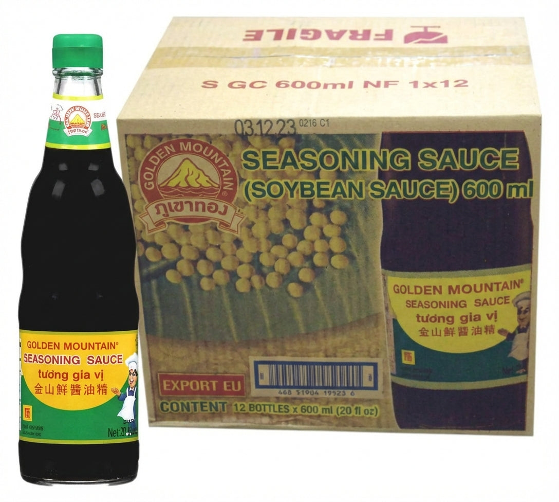 GOLDEN MOUNTAIN Seasoning Sauce 600ml (Case of 12)