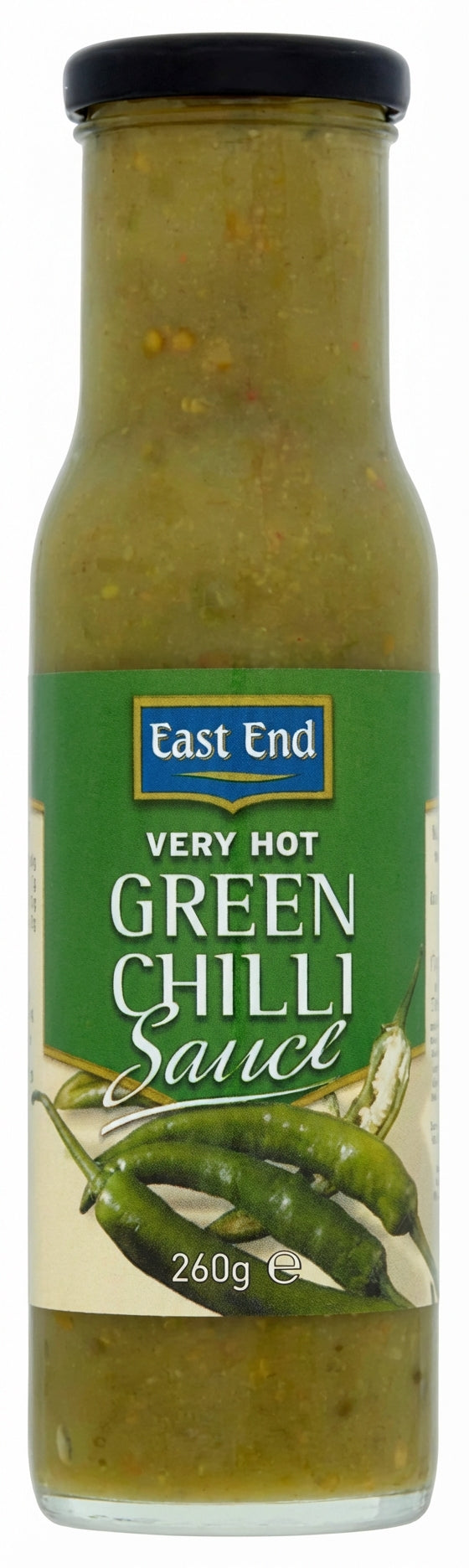 East End Very Hot Green Chilli 260G