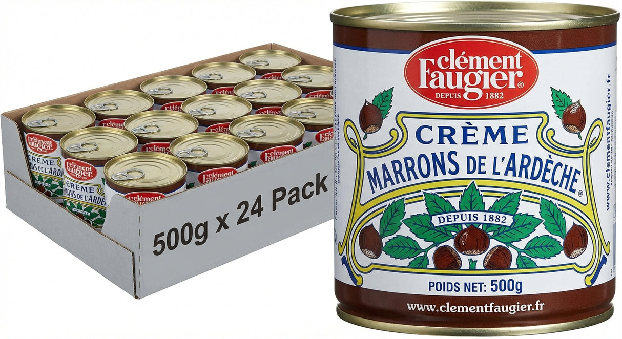 Clement Faugier Chestnut Spread Tin 500G (Case of 24)