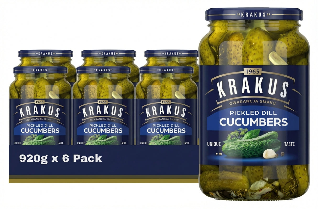 Krakus - Dill Pickled Cucumbers 920G (Case of 6)