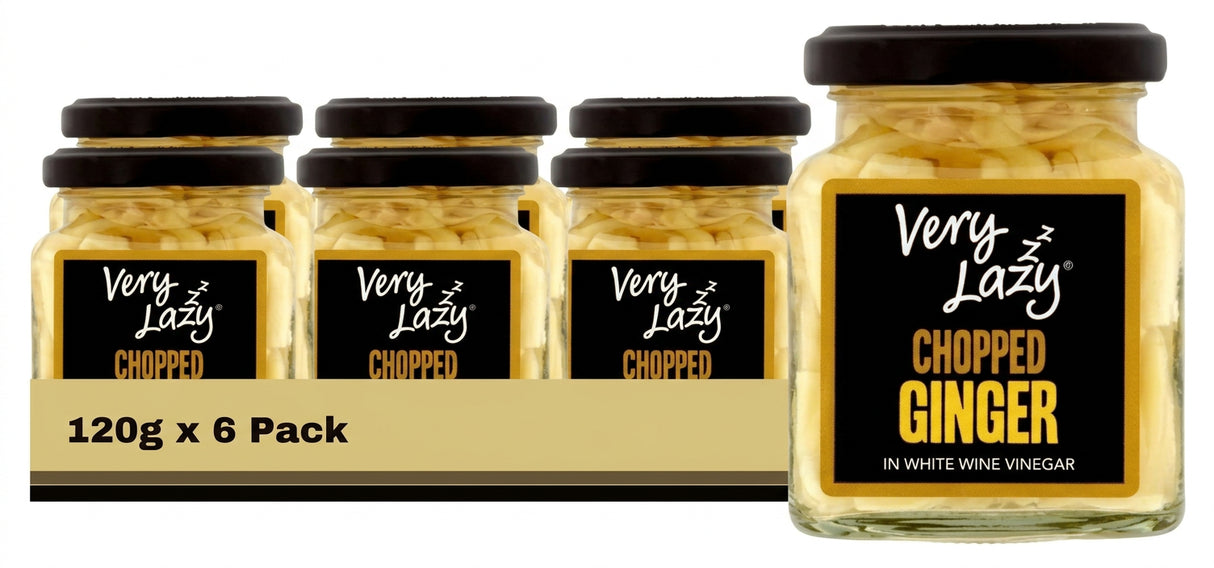 Very Lazy Chopped Ginger 190G (Case of 6)