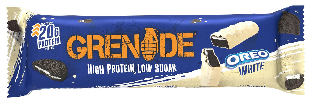Grenade White Oreo Low Sugar Protein Bar (High Protein) 60G