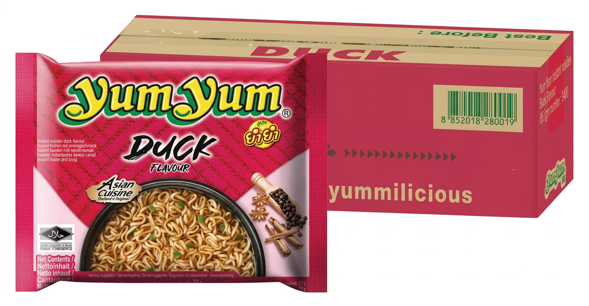 YumYum Duck Flavour Noodles 60G (Case of 10)